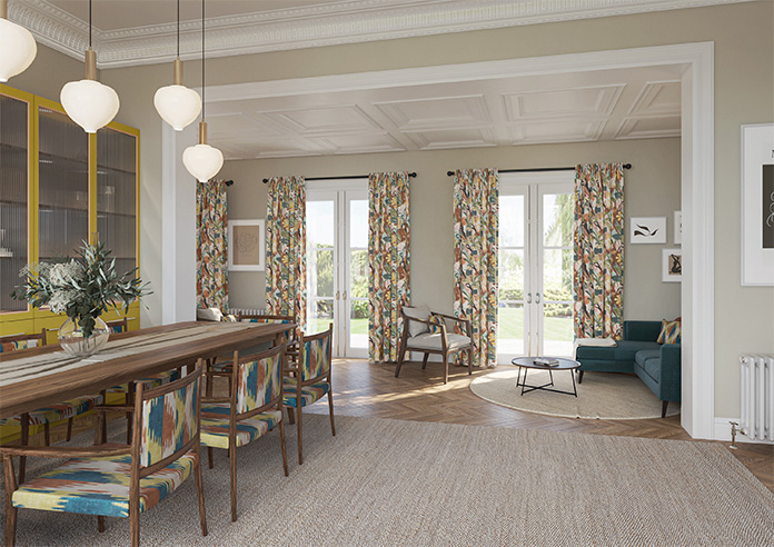 Moana, Azure - Made to Measure Curtains - Image 8